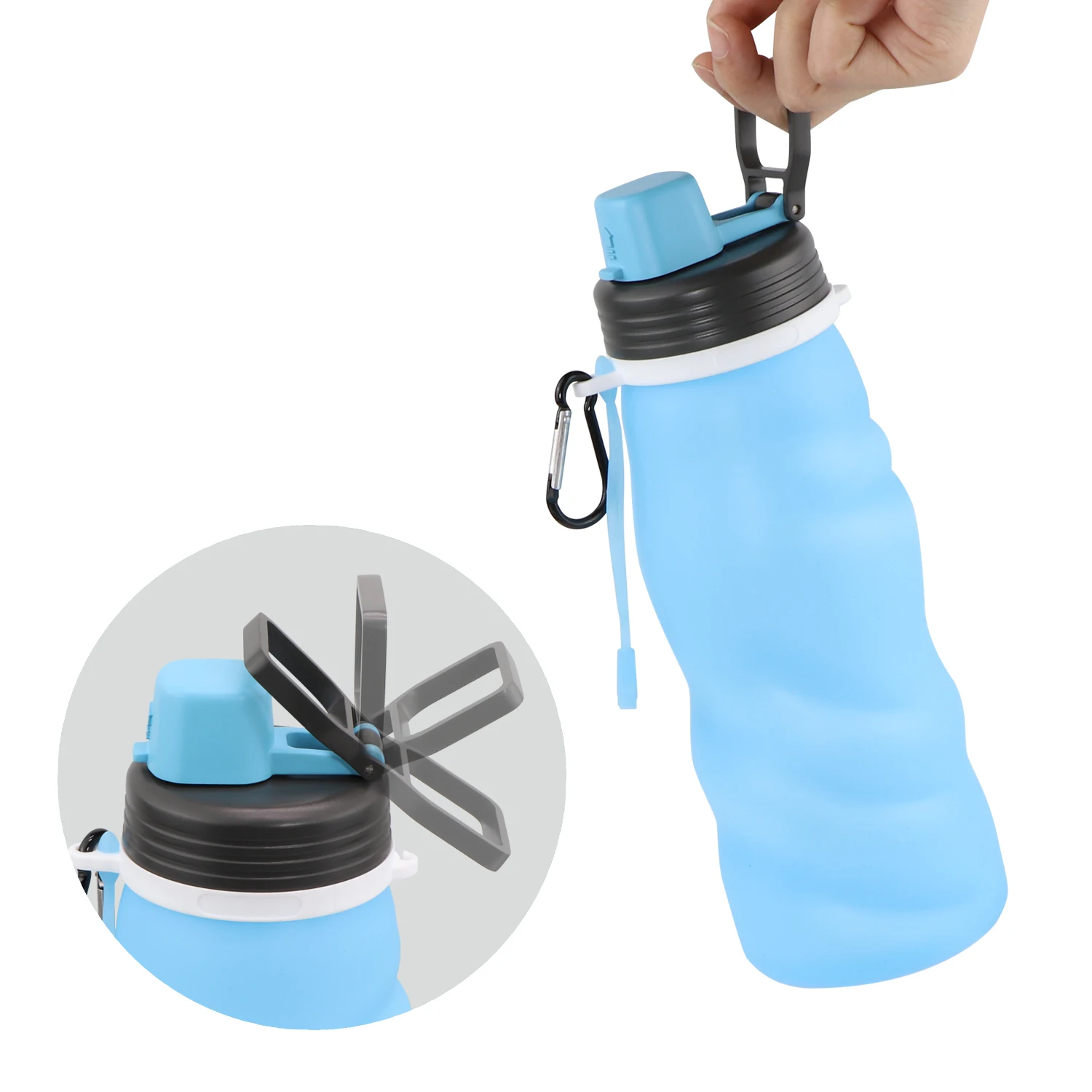 Sports Bottles 0.8L Large Portable Plastic Gym Sport Water Bottle With Custom Logo