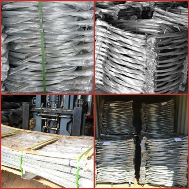 Factory Wholesale Double Loop Bale Tie Wire, Reinforcement Baling Wire Ties