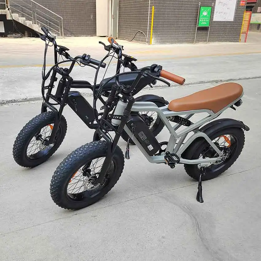 EU US UK AU Warehouse Stock Fat Tire Electric Bike V8 E bike Price 250W 750W 1000W Motor 48V 15Ah Battery Electric Bicycle
