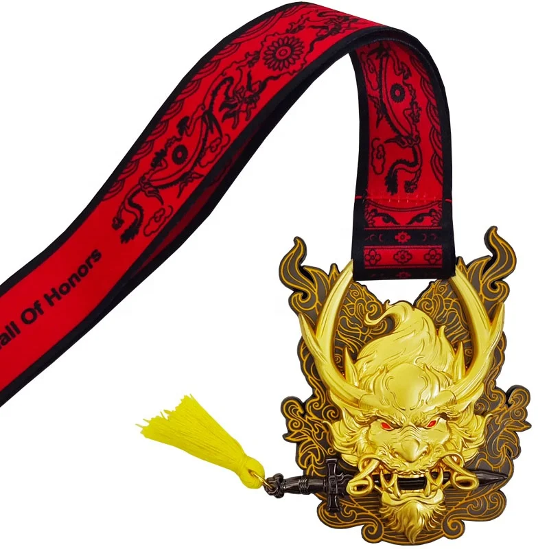 Marathon Race Finisher Medallion 21K Running Metal Run Award Custom Sport Medals With Ribbon