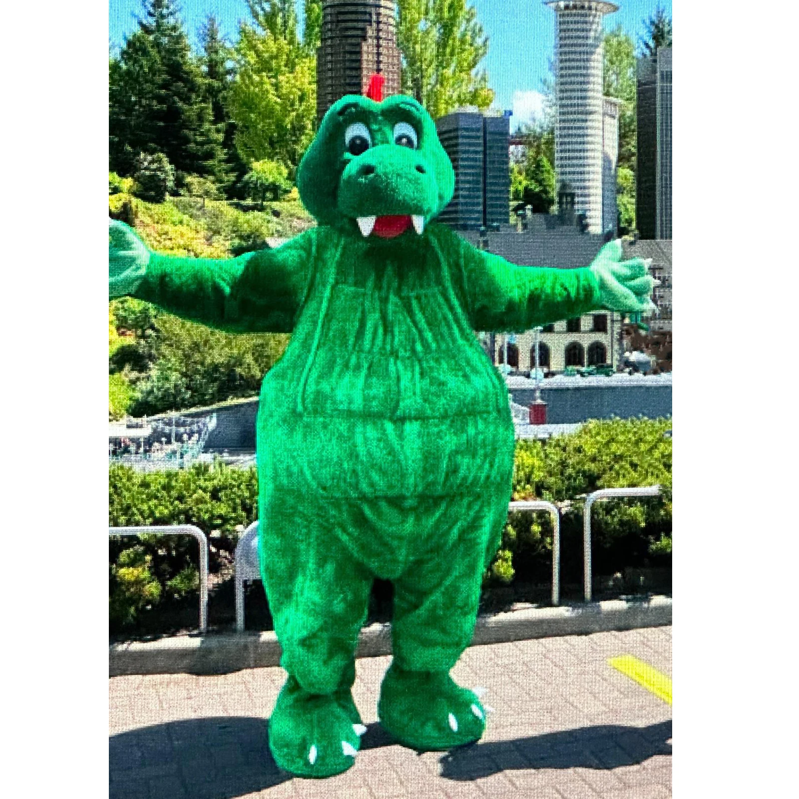 High quality custom made party popular dinosaur funny mascot costumes for adult
