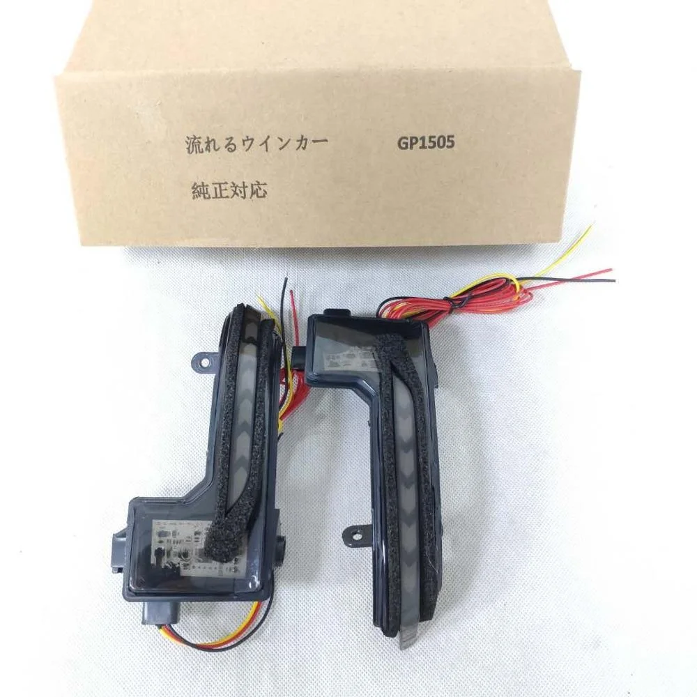 Mazda Axela Atenza 2017-2020 side mirror LED SMOKE BLACK running turn light dynamic function part indicator DRL lamp reflector