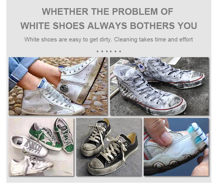 New Product Sneaker Cleaner Foam Spray Waterproof Decontamination Shoe Care Kit