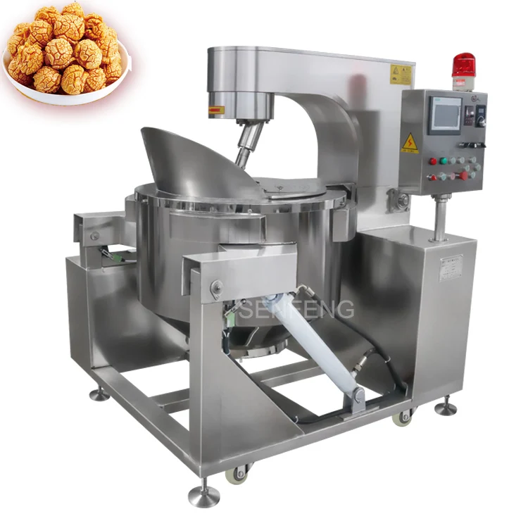 
CE Approved Manufacturer Mushroom Caramel Chocolate Electric Popcorn Maker Ball Shape Popcorn Processing Making Machine Price 