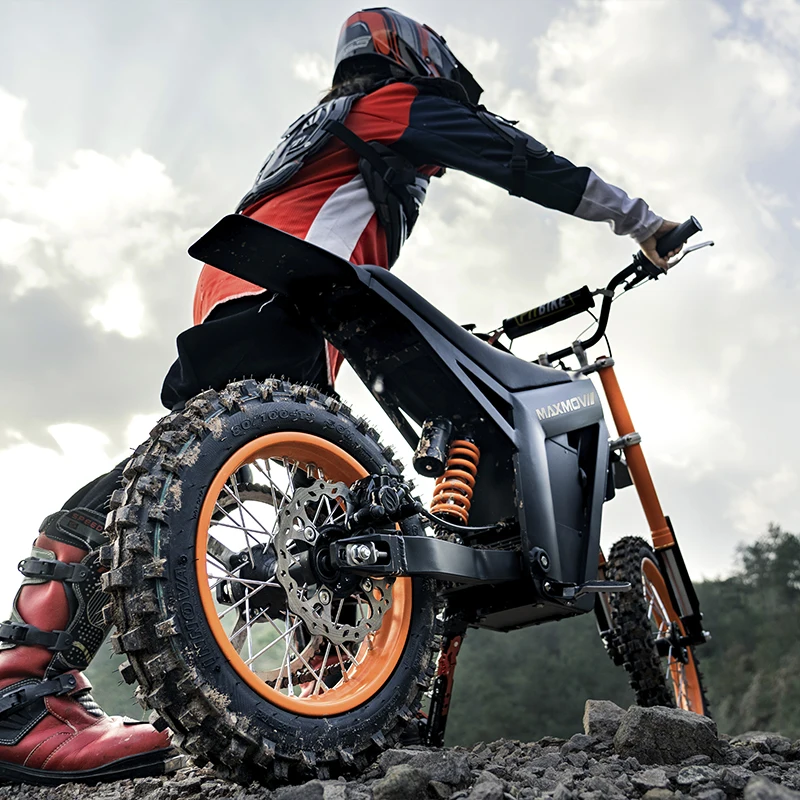 MAXMOV New CE Certified High Speed 55km/h 48V E Motorbike Hydraulic Brake Powerful Electric EV Dirt Bike Electric Motorcycle