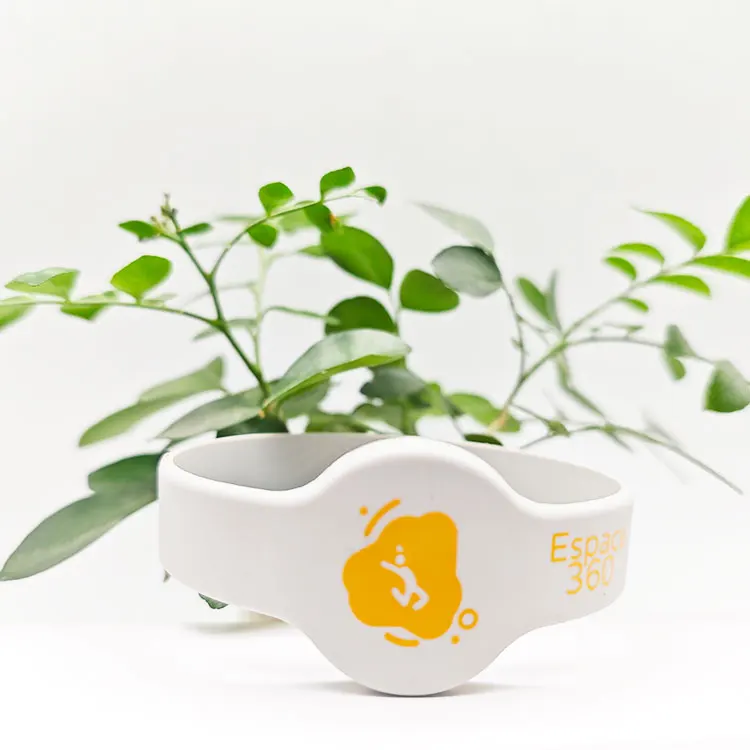 Colorful RFID NFC Silicone Wristband Bracelets Waterproof NFC Bracelets 13.56Mzh RFID Wristband