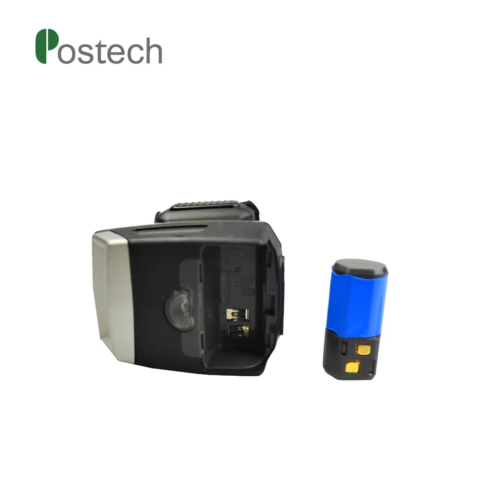 Wearable light-weight mobile power supply China WT01+ Barcode Scanner Laser reader bluetooth 1D android mobile phone/table pc