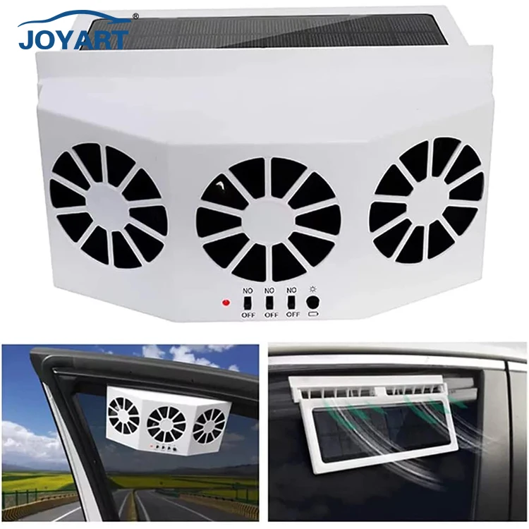 Автомобиль на солнечных батареях вытяжной вентилятор автомобиля жабры радиатор авто двойной импульсный источник питания с высокой мощностью 2 вида цветов