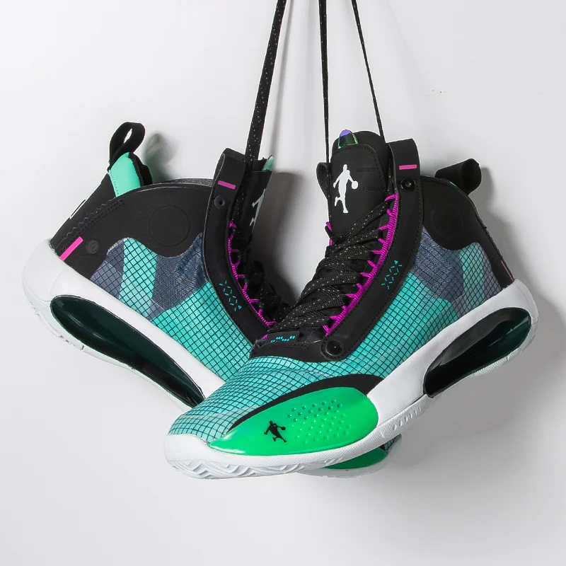 
Couples shoes 2020 autumn and winter new AJ34 big AIR Panda shoes male sneakers Jordan 