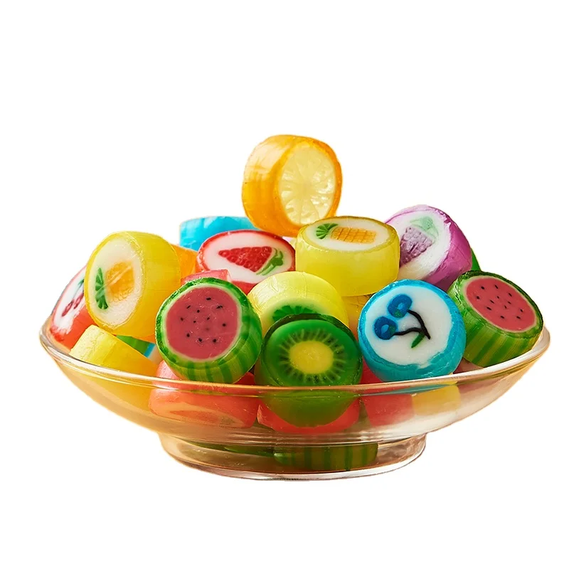 Fruit CandyHot Selling Multiple Flavors Manufacturing Custom Gummy Manufacturers Cheap In Bulk Asian Cute Sweets Hard Candy