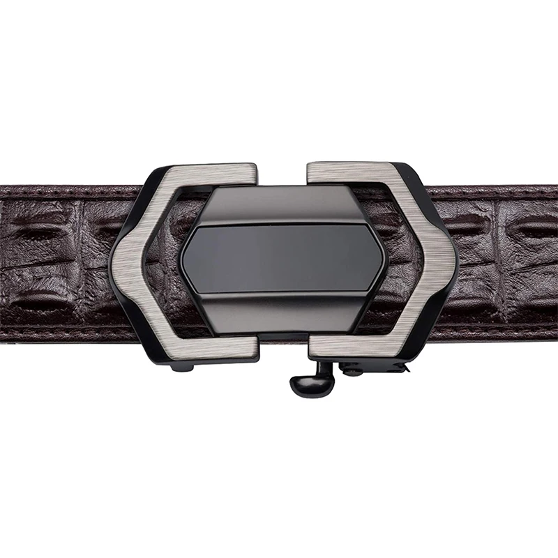 FREE SAMPLE Custom logo wholesale strap buckle belt nz accessories Leather Ratchet men automatic belt buckles in pakistan