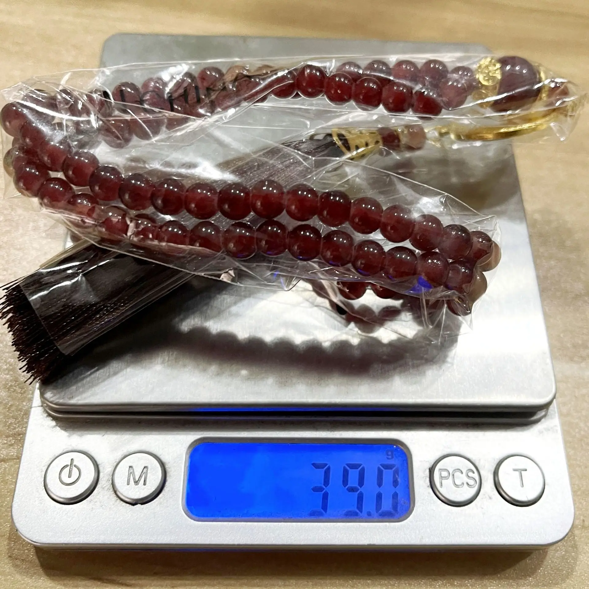 99pcs 6mm Paint glass Beads exquisite Islamic  Muslim Pendant Religious Arabic tasbih tassels bracelet