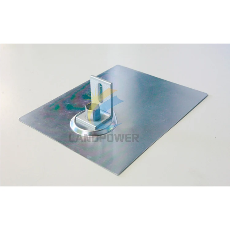 Landpower OEM solar panel roof mounts solar tile waterproof  PV flashing with solar L feet Kits for solar pv energy system