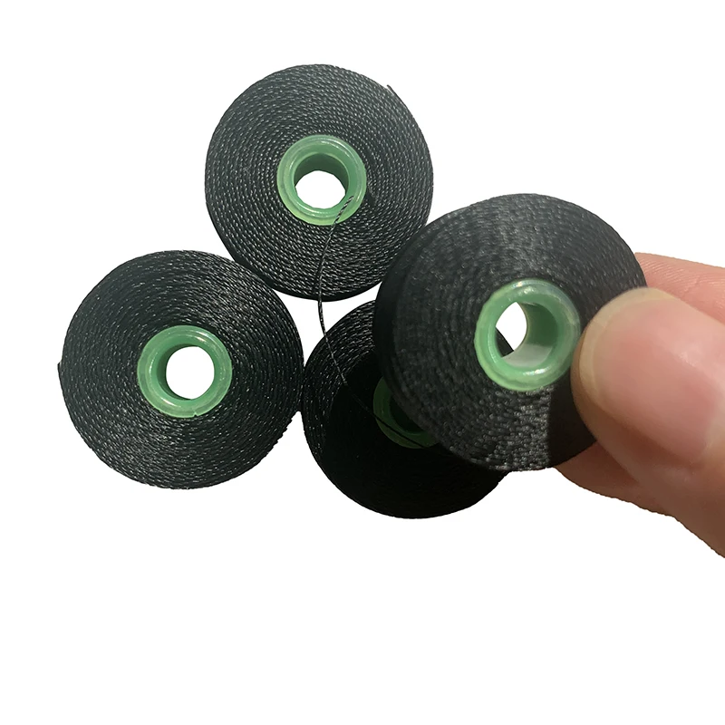 Eco-friendly M Style Tex70 210D/3 Pre Wound Bobbins, Size69 Polyester Bonded Sewing Bobbins for Home Sewing Machine