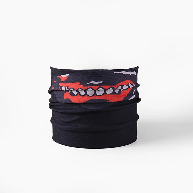 
Popular Custom Design Unique Custom Seamless Multifunctional UV Protection Fish Bandana buff 