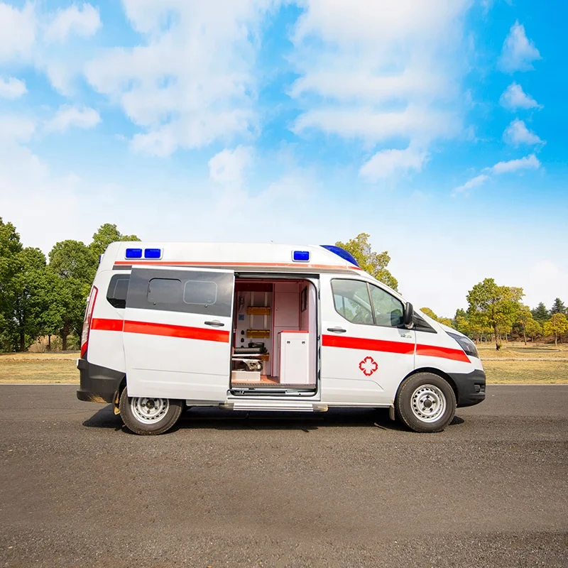 Factory Price 4x2 Emergency Ambulance Vehicle Van Ambulance with Basic Life Support for Hospital Patient Transport
