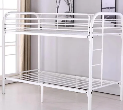 2019 Classic Full Metal Sturdy Bunk Bed with Dual Ladders Safety Rails for Kids & Teens