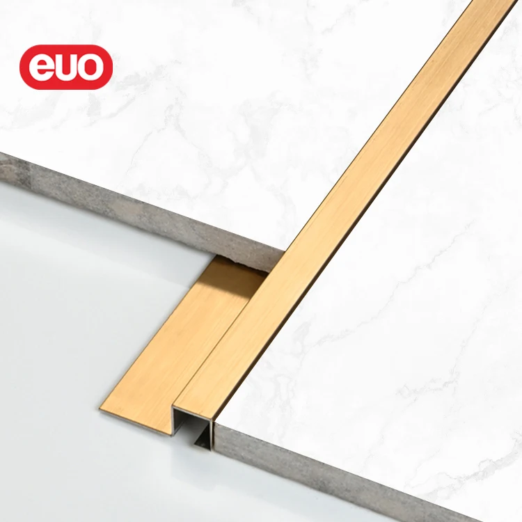 euo stainless steel beading for tiles square edge tile trim decorative metal corner profile for wall