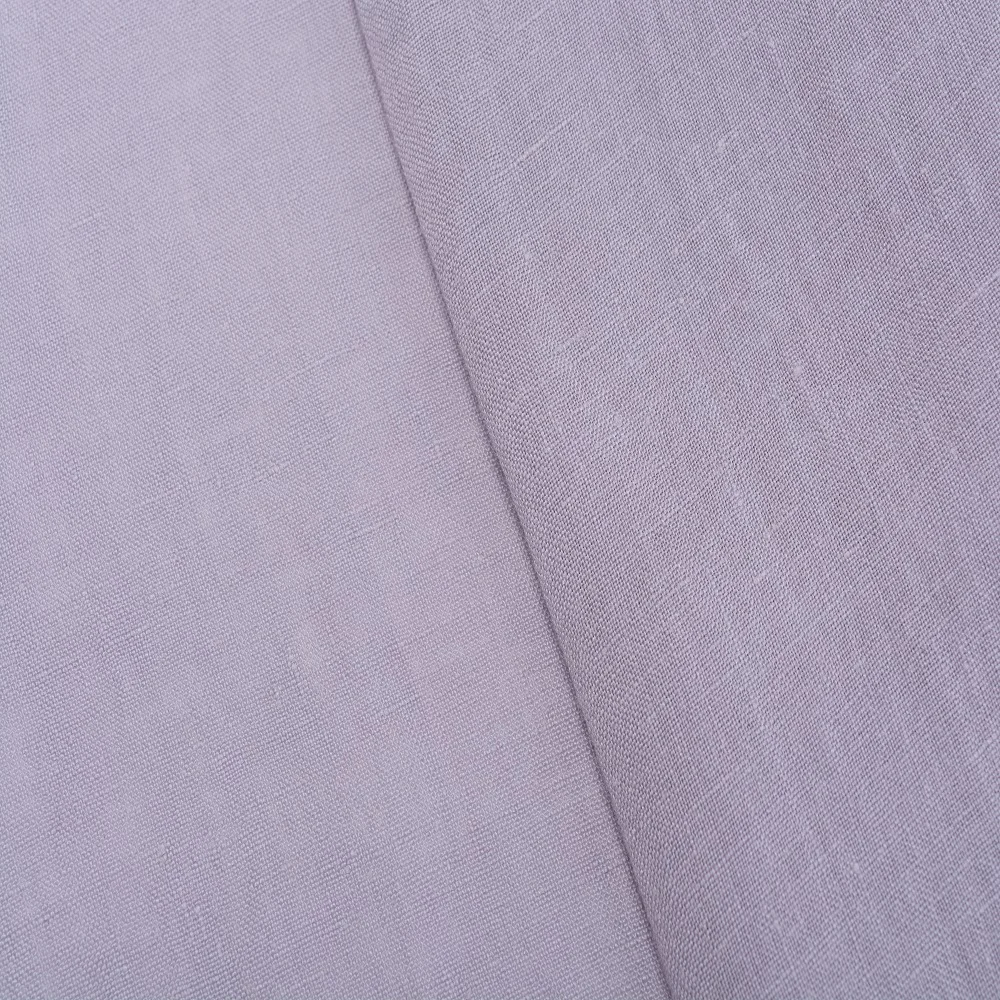 8041# French 100% Linen Fabric  Sandwashed Plain Dyed Stonewashed Linen Fabrics for Clothing