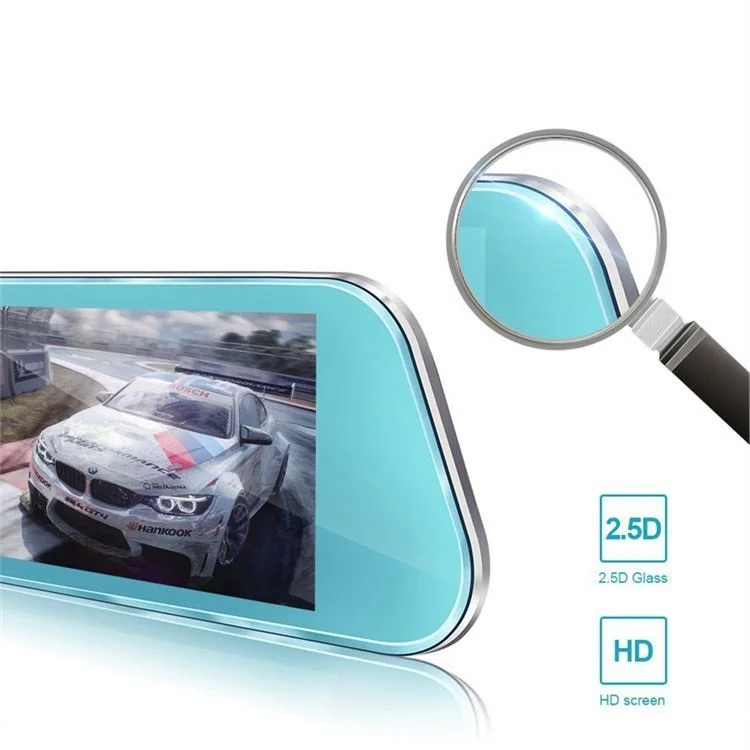 Full HD 1080P Touch Screen Car Blackbox DVR Driving Video Recorder Rear View Mirror Tube Dash Camera