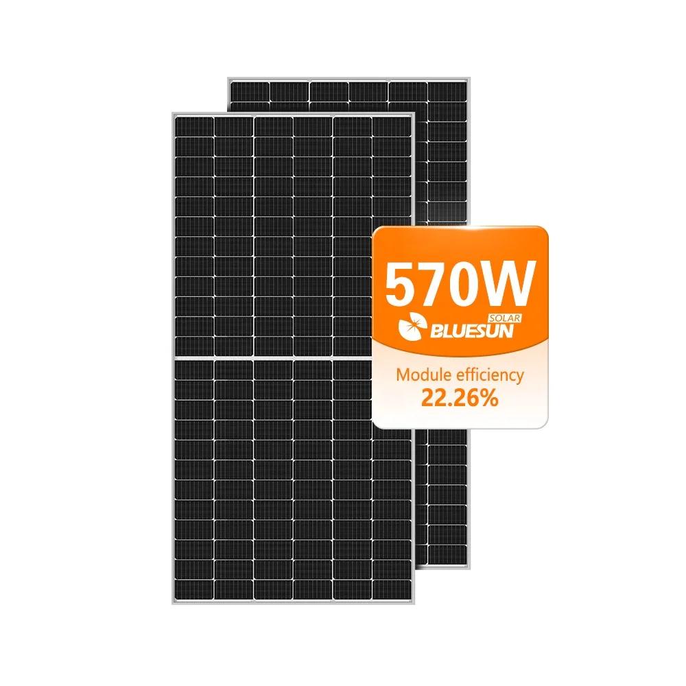 2024 Bluesun Mono Solar Panel Manufacturers 570W 560W 550W Solar Panel 550 Watt Panel Industrial With Full Certificate Price