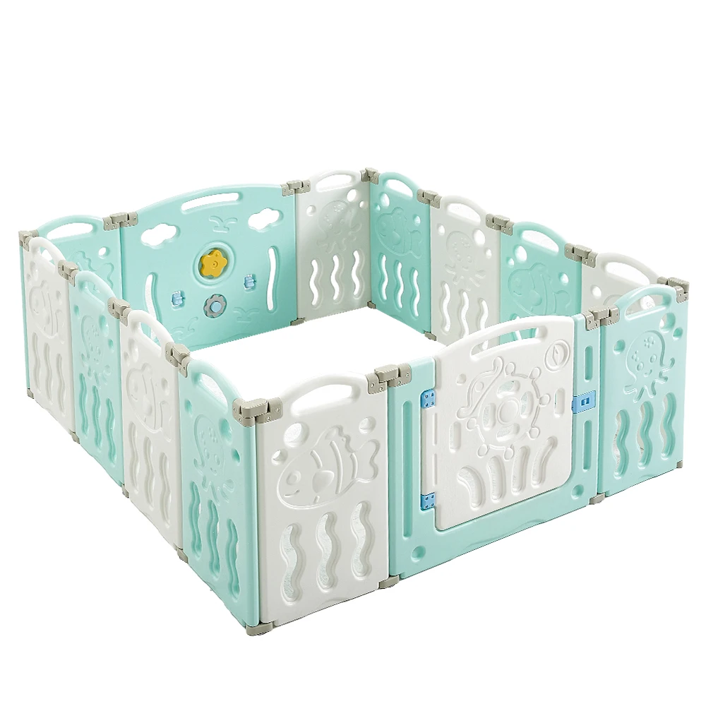 
Hot selling in Amazon Indoor Baby Fence Kids Playpen Fence Baby Play Yard Indoor Playpen 