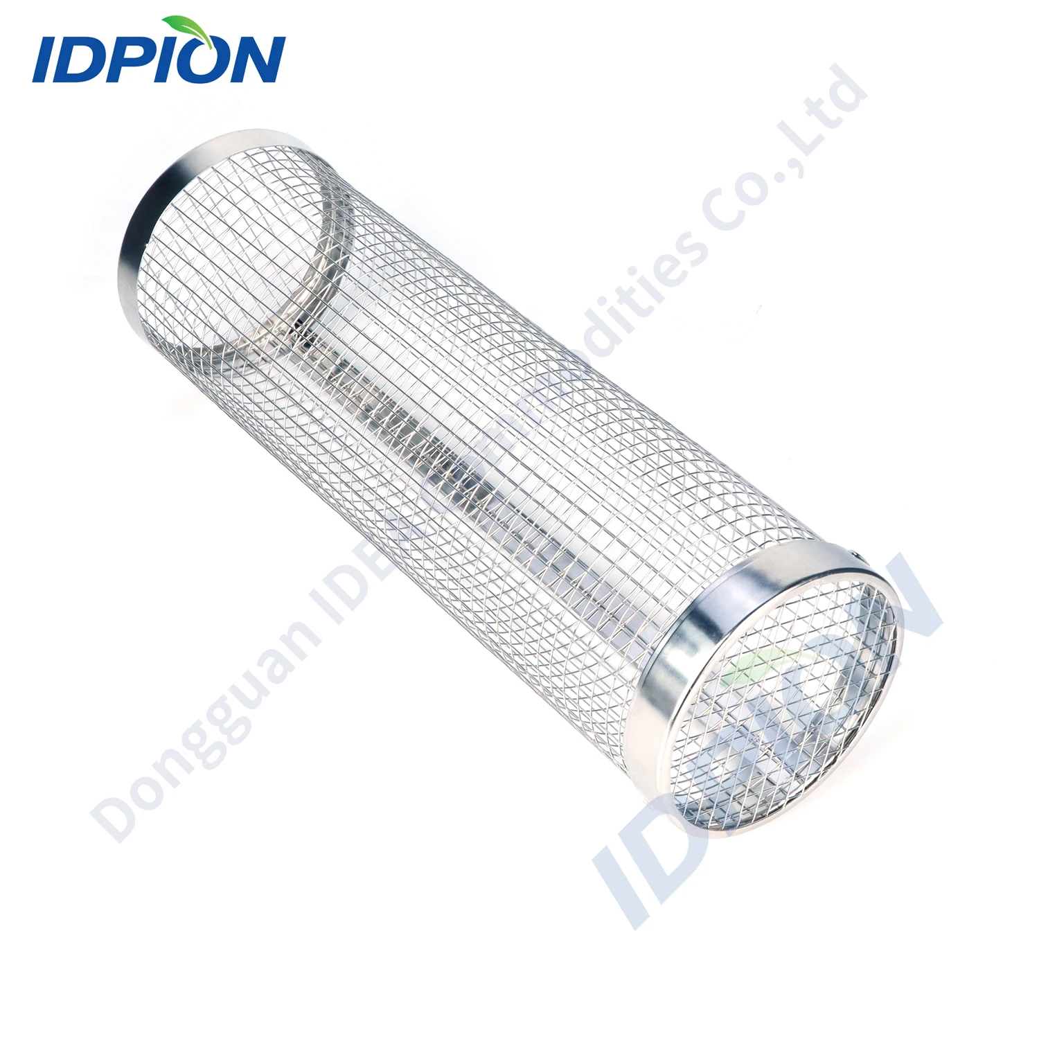 High Quality 2pcs Round Tube Cylinder Barbecue Barbeque BBQ Roller 304 Stainless Steel Wire Mesh Rolling Grilling Baskets