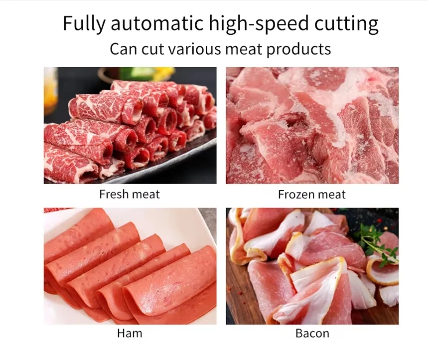 Stainless Steel Circular Blade Herb 14cm Fr100 Sausage ozen Rotate The Food Meat Slicer Cutter Machine