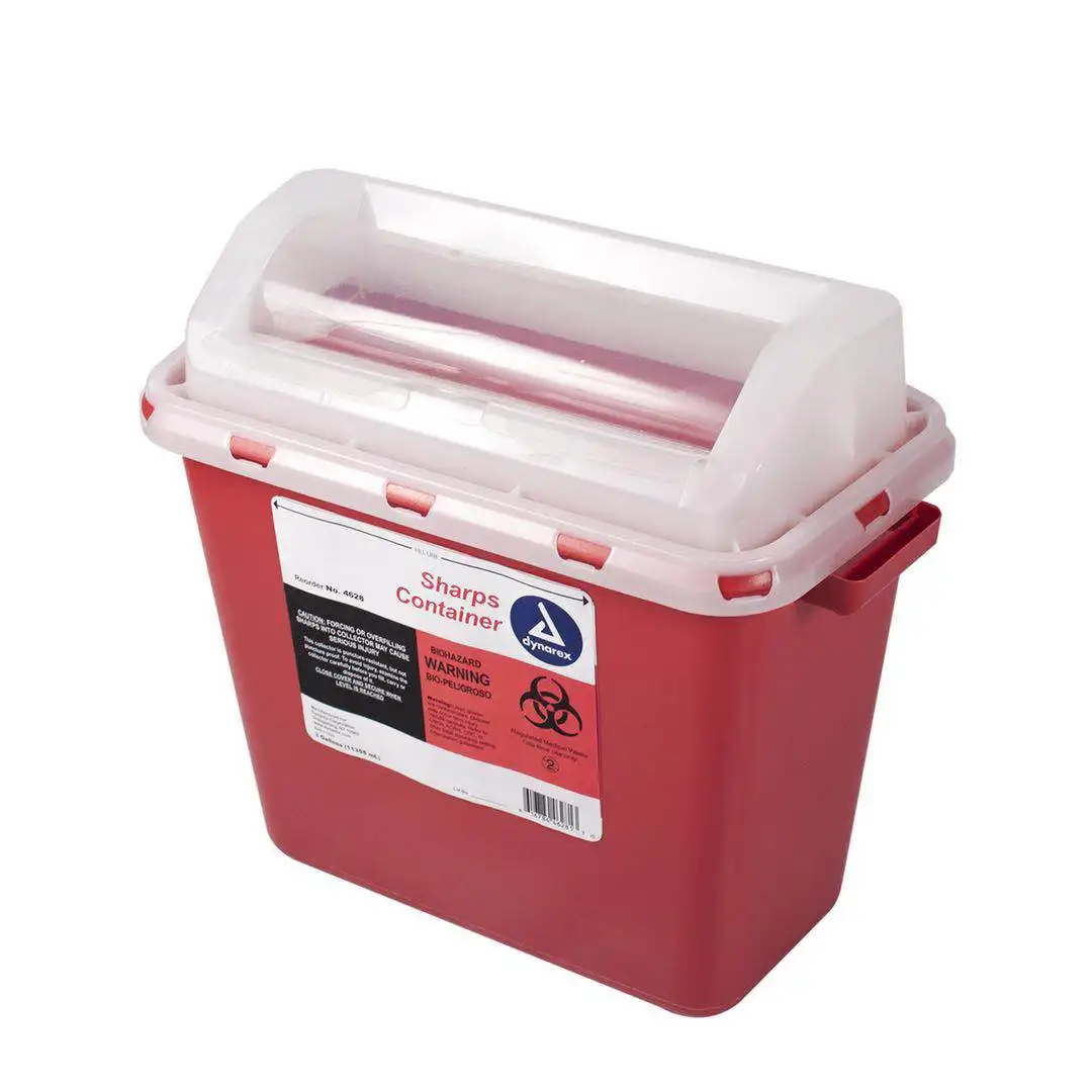 JCMED 510k medical disposal sharps container box 1 quart