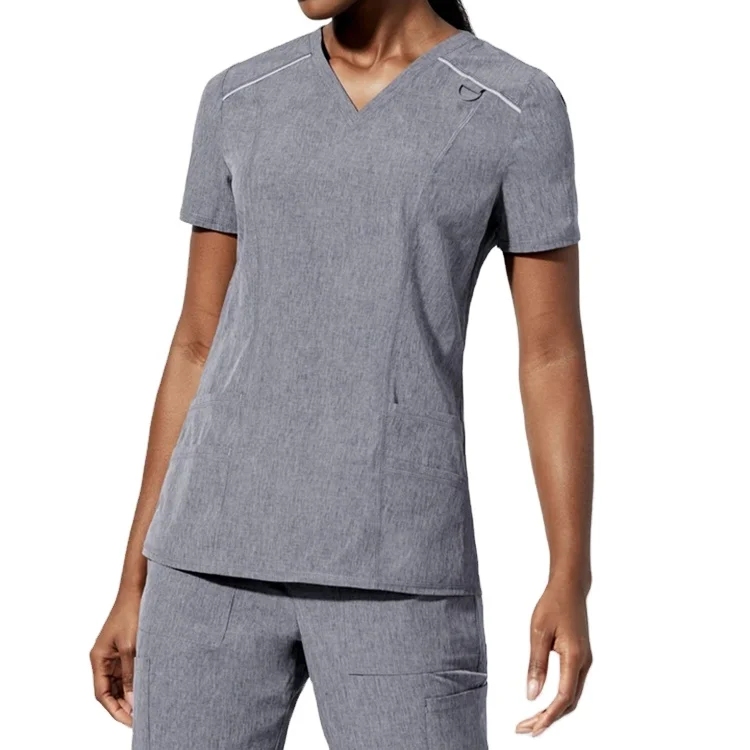 Custom Design Women Hospital Uniform Ladies Nurse Doctors Fashion Surgical Medical Scrubs