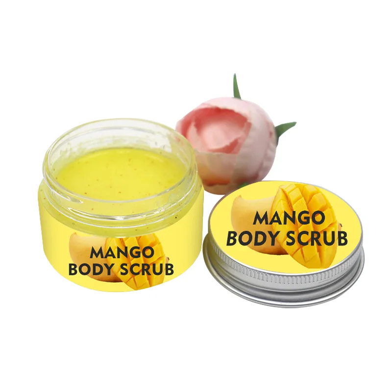 i-yoni whipped rainbow body scrub bottle private label foaming skin care exfoliating