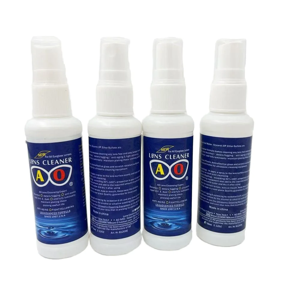 Custom logo 60ml Contact Lens Cleaning Solution Contact Lens Cleaning Spray Lens screen cleaner