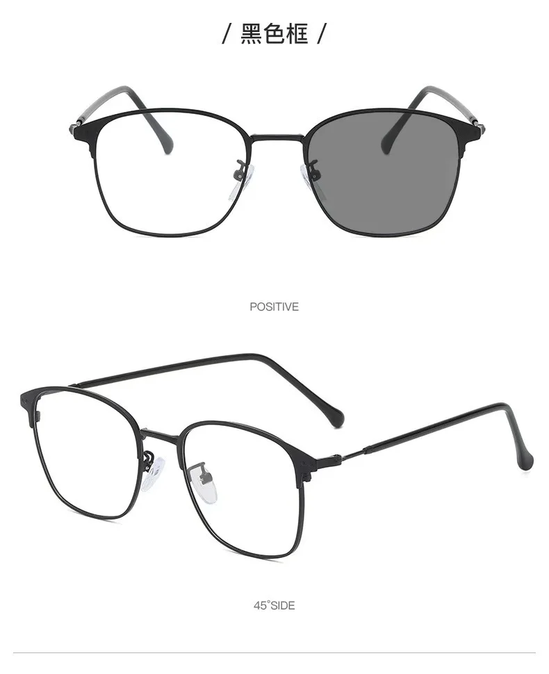 Fashion Anti-blue Optical Glasses Frames Chameleon Glasses Eyewear Manufacturer Anti Blue Light Photochromic Glasses