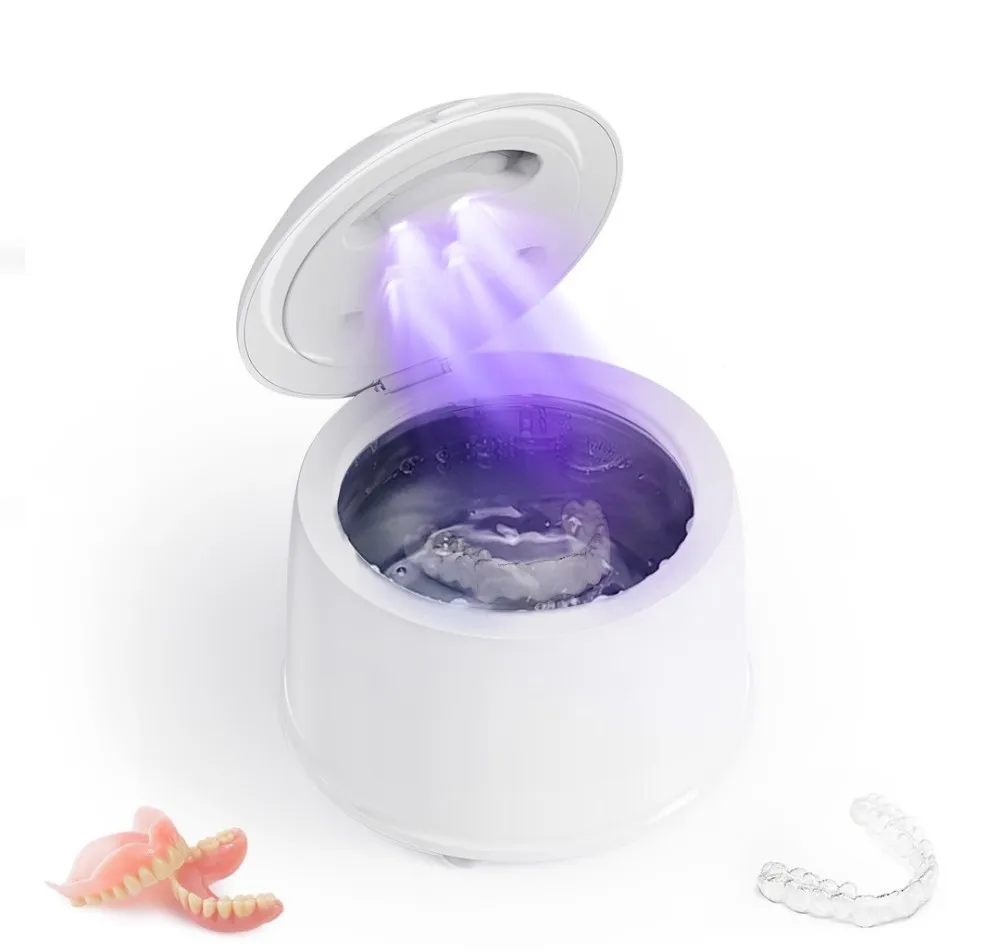 200ml Mini UV Ultrasonic Cleaner Ultrasonic Bath For Cosmetic Brush