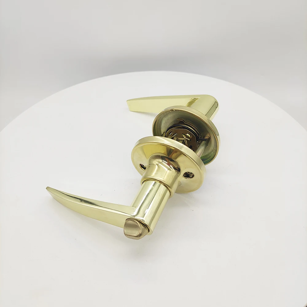 high quality zinc alloy door handle lock lever lock interior entry handle lock