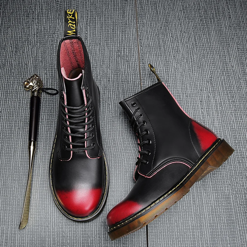 Cheap  Factory Price Fashion Design Winter Men Boots Leather Casual Boots