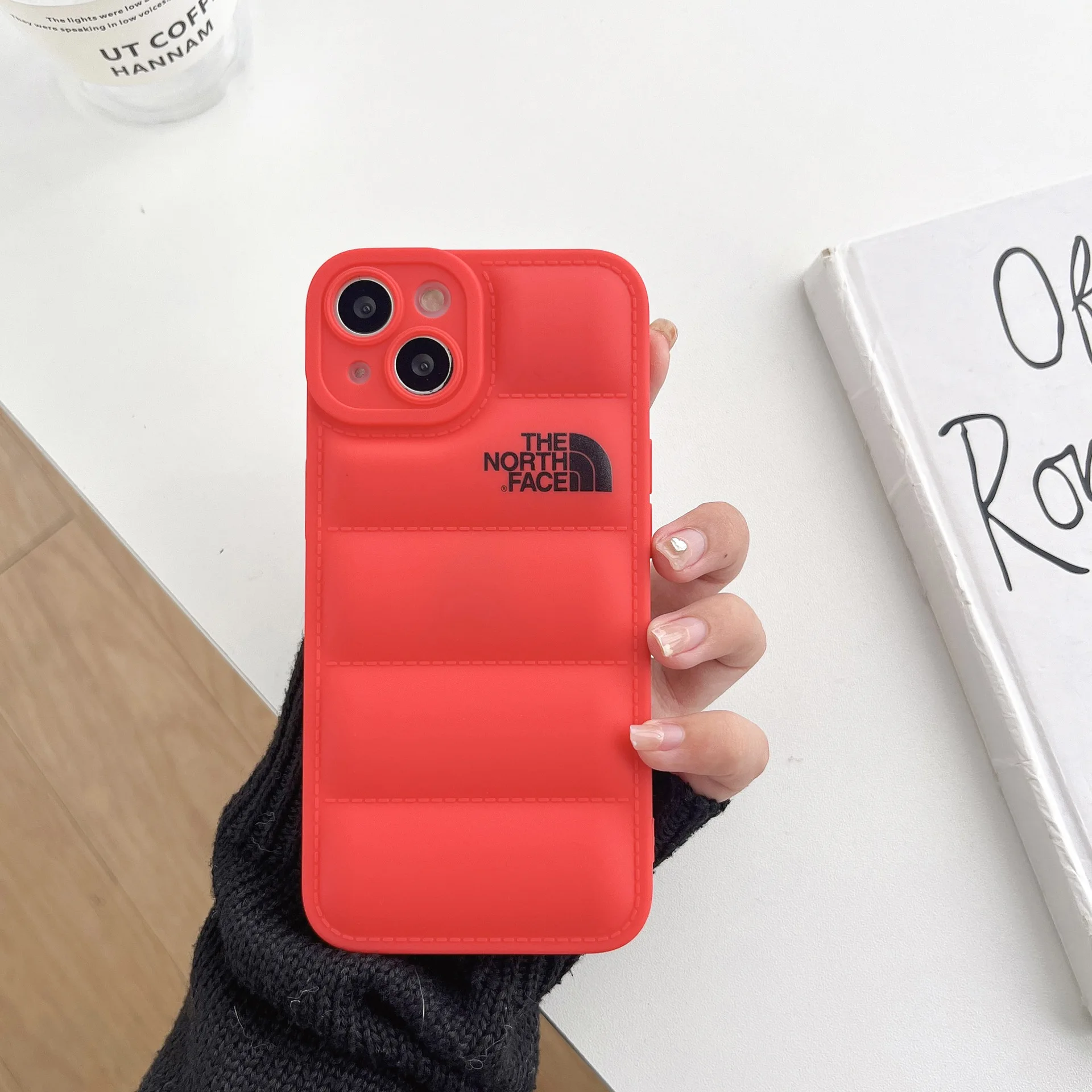Чехол The North Face для iPhone 14 13 12 11 Pro Max Mini 7 8 Plus X XS XR SE2 мягкий чехол