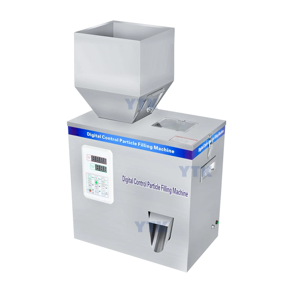 Wholesale 500g quantitative sub packaging partical date peanut semi-automatic filling machine