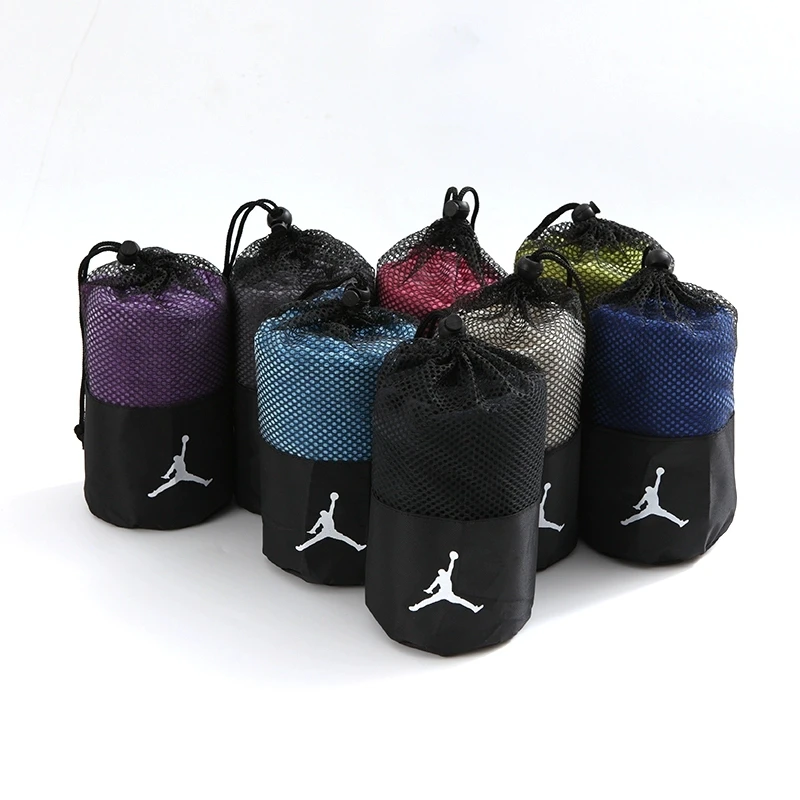 China manufacture Microfibre Custom Print Logo Swim Gym Fitness Towel Sports Fishing Towel With custom packing