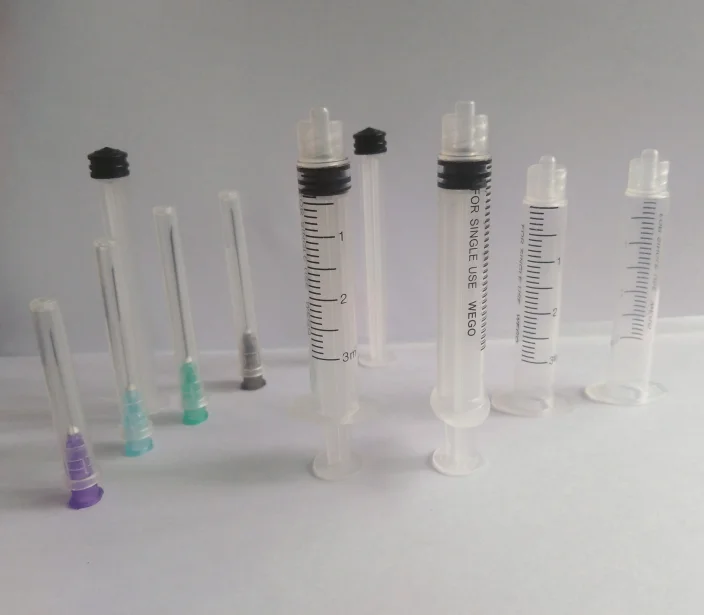 3ml High Quality Medical PP disposable Syringe with needle luer lock slip
