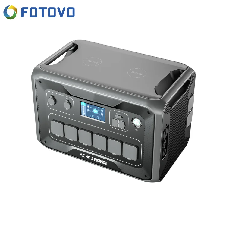 FOTOVO Multiple DC/AC output ports Expand the system energy AC 300 EUROPEAN STANDARD  Lithium battery for solar energy storage
