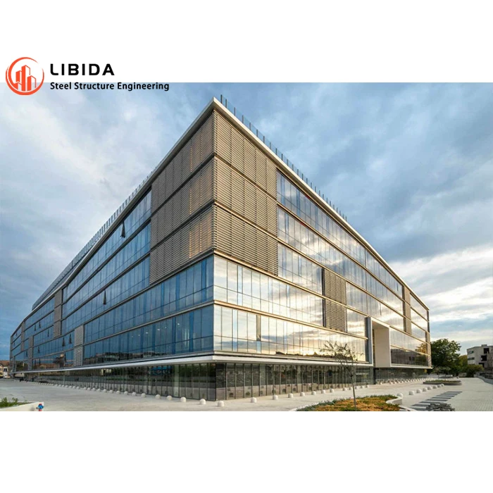 Высококачественная сборная стальная конструкция, складское офисное здание