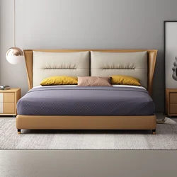 Manufacturers customized soft, comfortable, multi-functional environmentally friendly beds, cheap, stylish and solid double