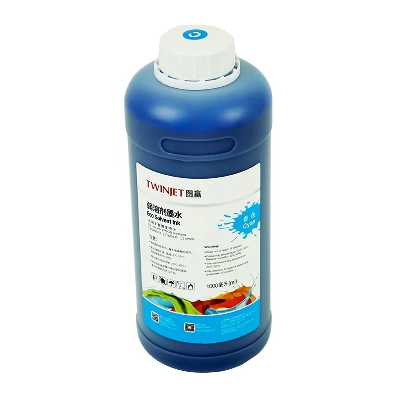 Stable quality eco solvent ink i3200 print head tinta eco solvente ecosolvent ink