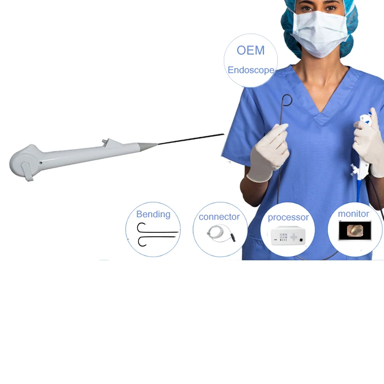 Omnivision camera module 2.7mm Disposable Ureteroscope   endoscope