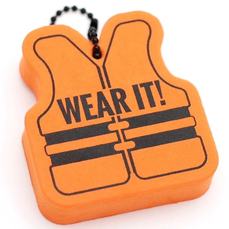 Original Factory Competitive Price Promotional Customized eva foam floating keychains T-shirt shape float eva keychain