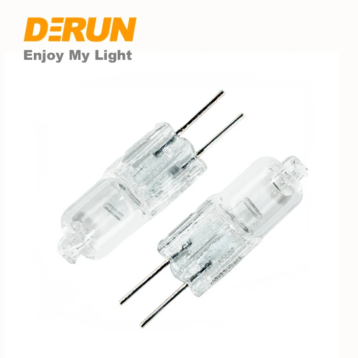 Halogen Microscope Oven Heat Bulb 10W 20W 12V 24V Clear Shape Base G4 2 Pin Lamp , HAL-JC