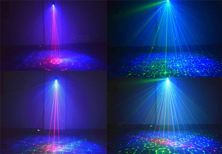  free shipping USB Remote Control Red Green Blue Mini Laser Projector DJ Party Beam Lazer Light for Home Disco Wedding
