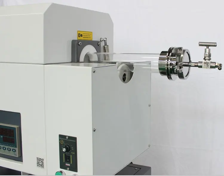 Высокое давление 1200c горизонтальный водородный газ пиролиз отжига кварцевая Трубчатая Печь промышленной калибровки