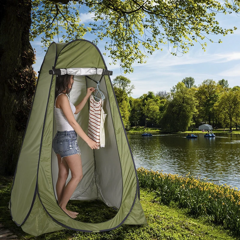 Instant Portable Outdoor Shower Automatic Tents Camp Toilet Changing Room Rain Shelter Pop Up Privacy Shower Tent
